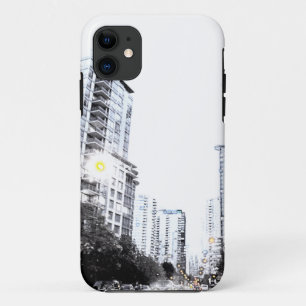 photo de ville la nuit iPhone 11 case