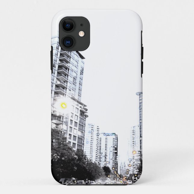 photo de ville la nuit Case-Mate iPhone case (Back)