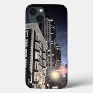 photo de ville la nuit iPhone 13 case