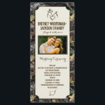 Photo Deer Hearts Hunting Camo Wedding Programs<br><div class="desc">Photo Deer Hearts Hunting Camo Wedding Programs - features a printed hunting camouflage background  A buck and a doe are at the top,  forming a heart. Change the demo photo to your very own.</div>