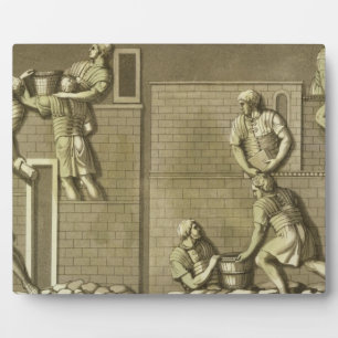 Photo Des soldats romains construisent un fort, plaque 2