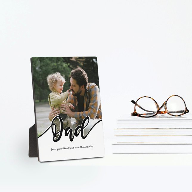 Photo Don papa et son | Plaque de correction 5x7 (fathers day | father and son | gift for father | gift for son | birthday | custom photo | unique )