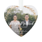 Photo d'or mariée pendant Noël pandémique