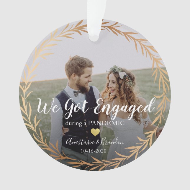 Photo d'or utilisée pendant la période de Noël pan (devant)