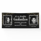 Photo Double Graduation Party Banner