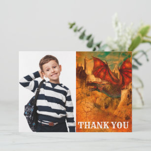 Photo Dragon Thank You Card