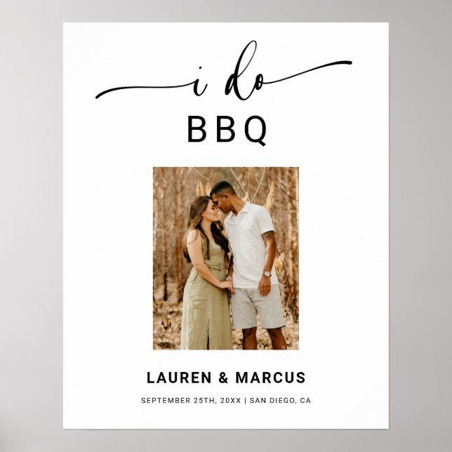 Photo du budget I Do BBQ Fiançailles Affiche de bi (Devant)