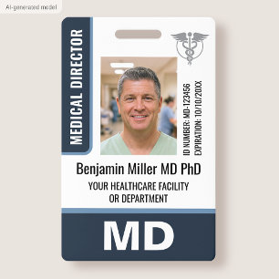 Photo du logo du badge d'identification du médecin
