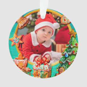 Photo du premier Noël de bébé Souvenir des Fêtes