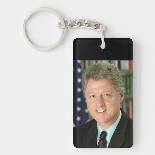 Photo du président Bill Clinton à la Maison Blanch (Devant)