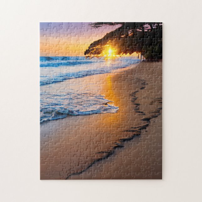 Photo du puzzle personnalisé Imprimer le coucher d (Vertical)