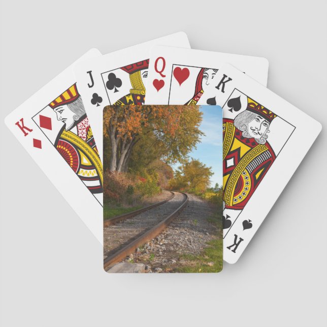 photo d'un chemin de fer playing cards (Back)