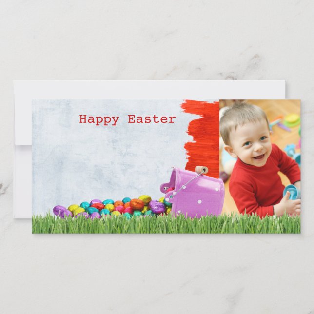 Photo easter card (Front)