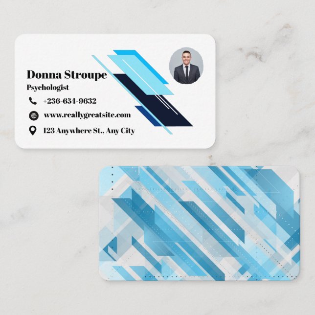 photo edite  business card (Front/Back)