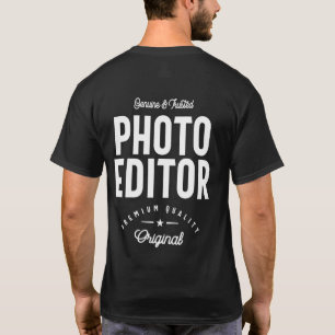 Photo Editor Job Title Gift T-Shirt