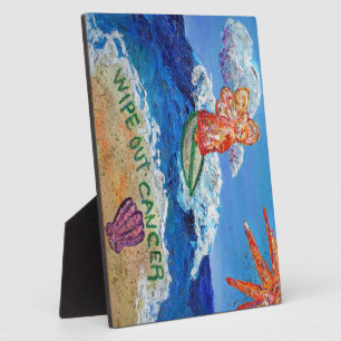 Photo Effacer Cancer Angel Art Peinture Plaque cadeau