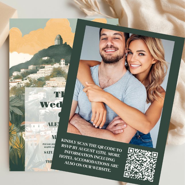 Photo Elegant Italy Capri Destination Wedding Invitation (Creator Uploaded)