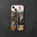 Photo Elegant Monogram Blush Pink iPhone 14 Case<br><div class="desc">Introducing our personalized iPhone case, a perfect blend of style and sentiment. This case features a 4-photo collage, with 2 vertical and 2 horizontal photos, allowing you to showcase your favourite memories. At the top, personalize it with your monogram, adding a unique and elegant touch. Designed for those who cherish...</div>