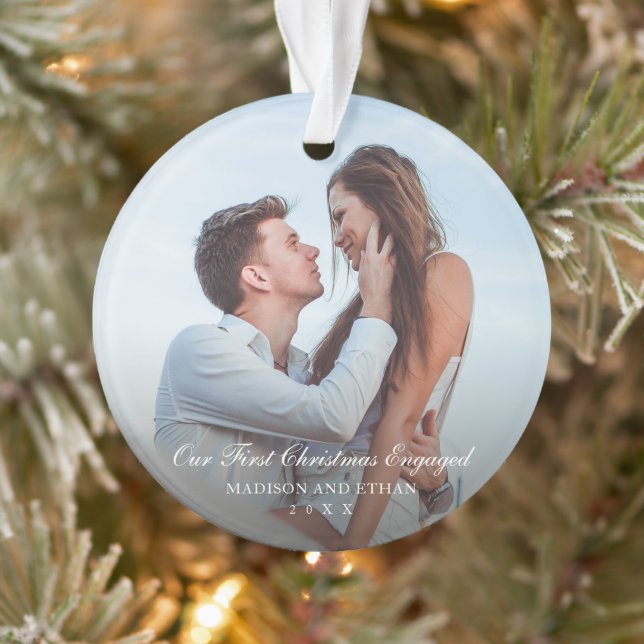 Photo Élégante Notre premier Noël Engagé (Arbre)