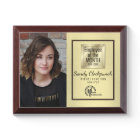 Photo employee of the month recognition award