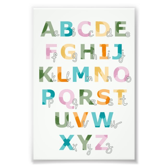 Photo Enlargement ABC Print (Front)