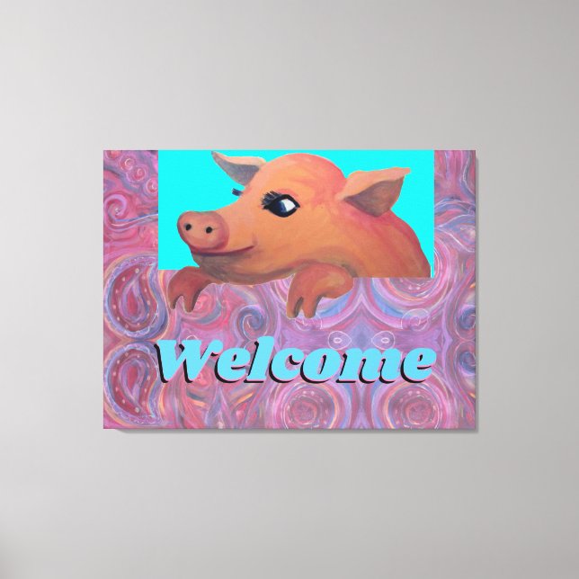 Photo Enlargement Canvas Print (Front)