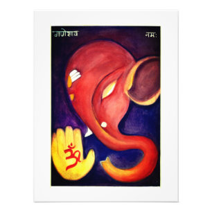 Photo Enlargement - Ganesha Abstract Print