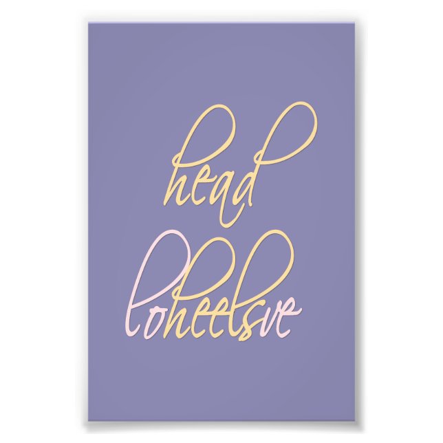 Photo Enlargement Print (Front)