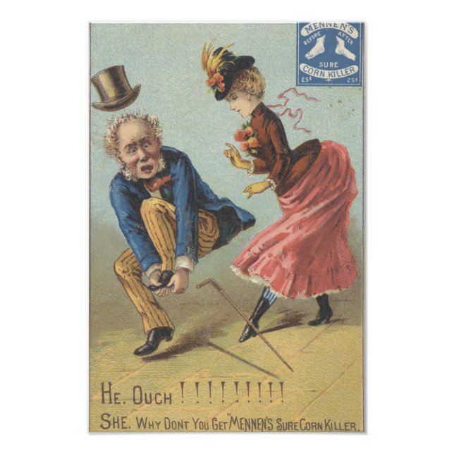 Photo Ephémère de tueur de maïs sûr de Mennen Impression (Devant)