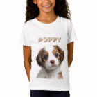 Photo et nom de chien personnalisé T-shirt enfant
