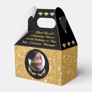 Photo et personnalisation, Ballotins noir et or