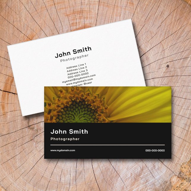 Photo et photographe Carte de visite simple (Photo & Photographer Simple Business Card)