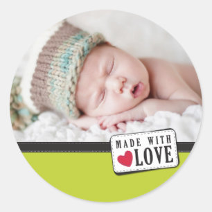 PHOTO ÉTIQUETTE DÉCORATIF :: réalisé avec amour 1