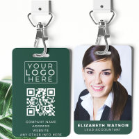 Photo Event ID Custom Lanyard Name Tag QR Code