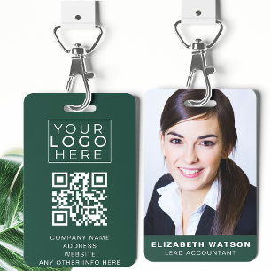 Photo Event ID Custom Lanyard Name Tag QR Code Badge
