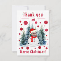 Photo Face Funny Merry Christmas and