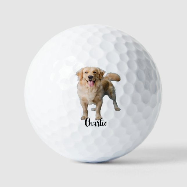 Photo Face Golf Lover Ball Gift - Custom Golf Ball (Front)