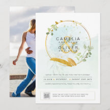 PHOTO Faire-part de mariage QR CODE