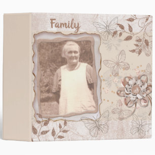 Photo Famille Généalogie Shabby Chic Classeur