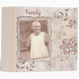 Photo Famille Généalogie Shabby Chic Classeur