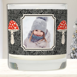 Photo Family Holiday Christmas Candle