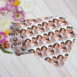 Photo Family Personalized Tie