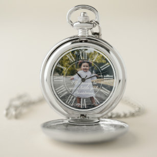 Photo Father of the Bride Always Your Little Girl Pocket Watch