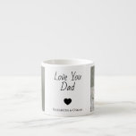 Photo Father’s Day Gift with Kids’ Names –  Espresso Cup<br><div class="desc">Make this Father’s Day unforgettable with a personalized photo mug designed just for Dad! This specialty mug features your favourite family photos and custom text that reads “Happy Father’s Day” — with space to include the names of his children for that extra loving touch. Perfect for his morning coffee or...</div>