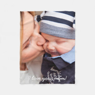 Photo Fleece Blankets Unique Gifts For Mom