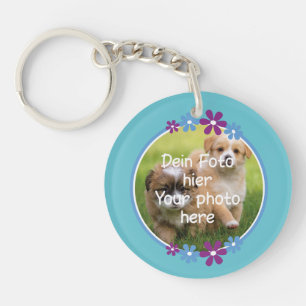 Photo - Fleurs violet bleu turquoise Enfants -