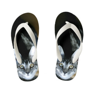 Photo Flip Flops   Cat Sandals for Kids