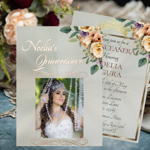 Photo & Floral - Pastel Green Quinceanera 