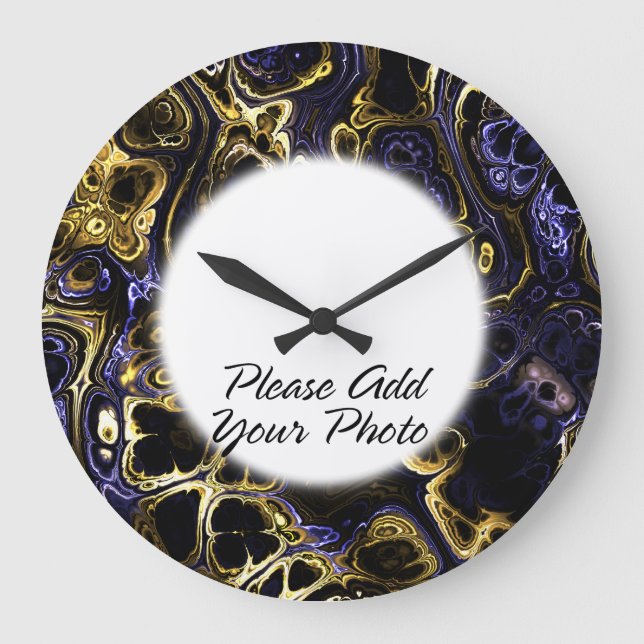 Photo Frame 3 Wall Clock (Front)