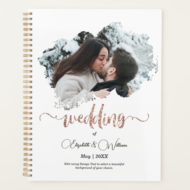 Photo Frame Lovely Couple Wedding Planner (Front)